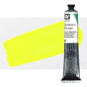 Lujoso Acrílico Vallejo Studio n. 930 color amarillo fluorescente (58 ml)