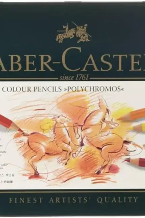 Compra Hoy Estuche de Metal 24 Lápices de colores Polychromos Faber-Castell