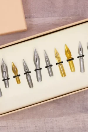 Set de 10 plumillas clásicas de caligrafía Bortoletti Favorito De Clientes