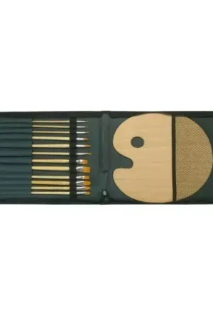 Venta Final Estuche de 12 pinceles y paleta Art Creation