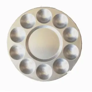 Paleta redonda de metal, 17 cm. Más Vendido