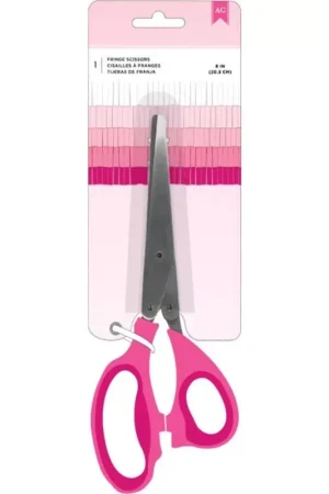 SUPER OFERTA **40%** Tijeras rosas de flecos AC Descuento