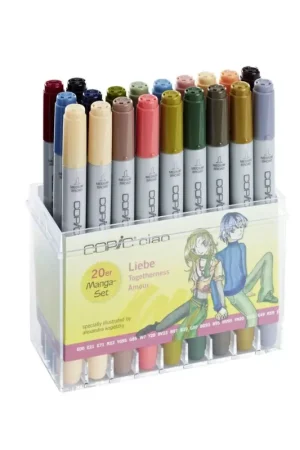 Estuche 20 rotuladores Copic Ciao Manga Love A Buen Precio
