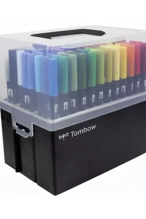 Organizador con 108 rotuladores ABT Dual Brush Tombow De Moda