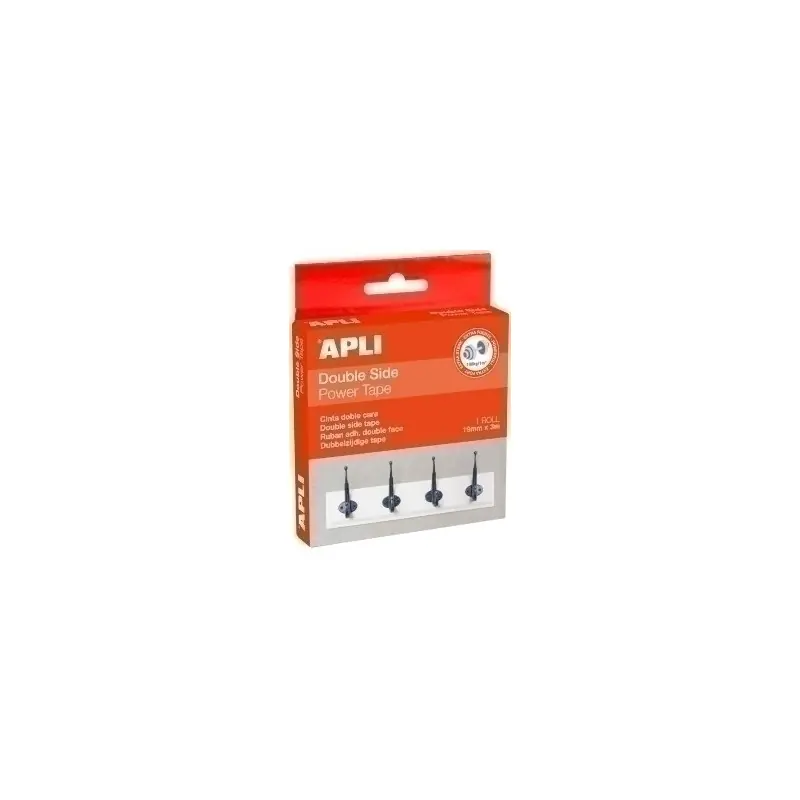 Nueva Colección CINTA DOBLE CARA APLI POWER 3m x 19mm - 11901491/19184