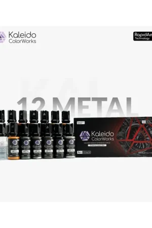 12 Color Metal Set Garantía Incluida