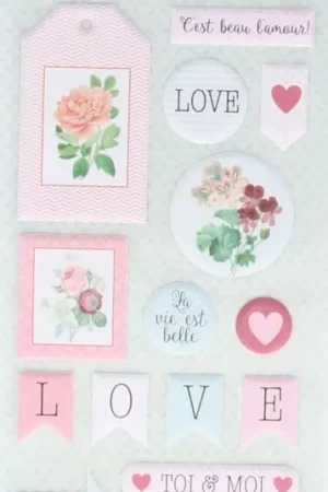 Auténtico Puffy Stickers XL Secret Garden