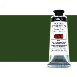 Nueva Colección Acrílico Vallejo Artist n. 408 color verde vejiga (60 ml)