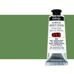 Bestseller Acrílico Vallejo Artist n. 409 color verde permanente (60 ml)