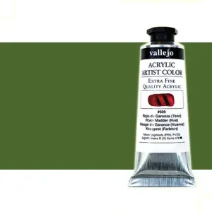 Acrílico Vallejo Artist n. 411 color verde de Hooker (60 ml) Oferta De Temporada