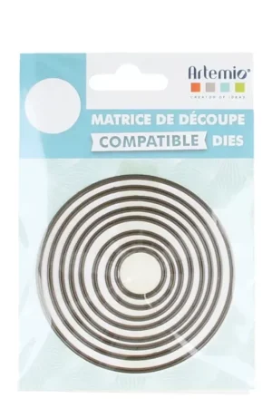 Nueva Colección Troquel Círculos pequeños Artemio compatible con Sizzix