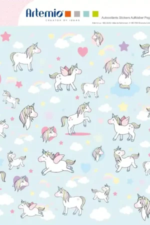 Envío Exprés Clear Stickers Rainbow Artemio