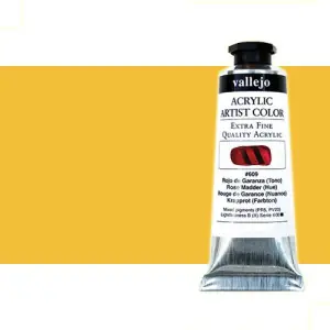 Profesional Acrílico Vallejo Artist n. 417 color amarillo de Nápoles tono (60 ml)