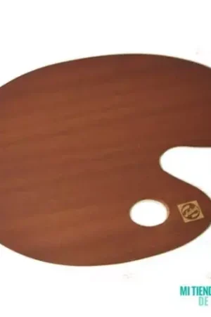 Oferta Paleta ovalada de madera barnizada Talens 25x35cm
