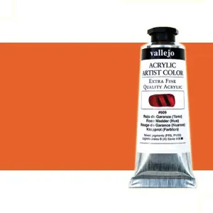 Solo Por Tiempo Limitado Acrílico Vallejo Artist n. 803 color cadmio naranja (60 ml)
