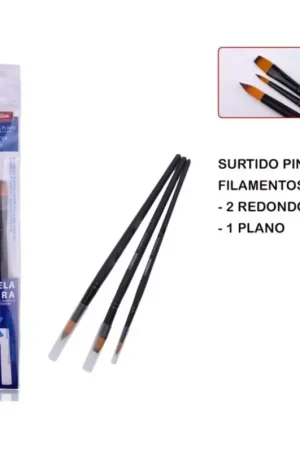 Set de 3 pinceles Art Creation M Pago Seguro