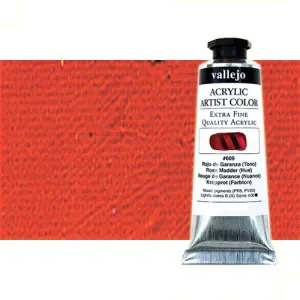 Acrílico Vallejo Artist n. 804 color cadmio bermellón (60 ml) Súper Precio