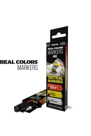 No Te Lo Pierdas TACTICAL MARKINGS - SET 3 REAL COLORS MARKERS