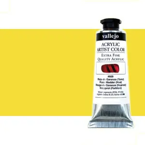 Acrílico Vallejo Artist n. 517 color cadmio amarillo medio (60 ml) Hecho A Mano