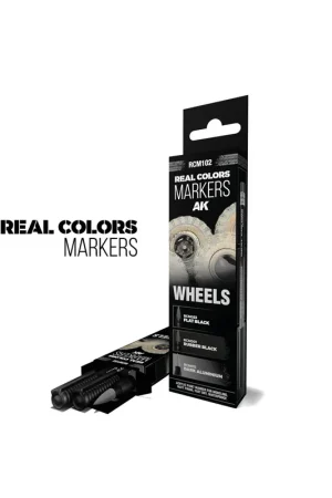 Ordena Ya WHEELS - SET 3 REAL COLORS MARKERS