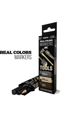 TOOLS - SET 3 REAL COLORS MARKERS Devolución Gratuita