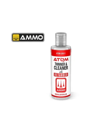 Precio Reducido ATOM Diluyente y Limpiador con Retardante 60mL