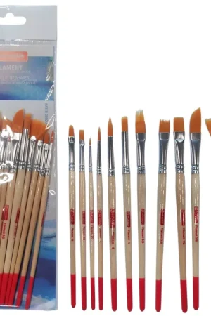 Barato Set de 12 pinceles de acuarela y témpera Art Creation