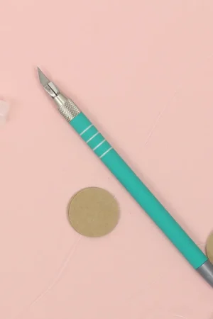 Bisturí de precisión turquesa Craftelier Rebajas