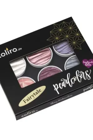 Set de 6 Pigmentos Coliro Finetec Fairytale Pearl Colors No Te Lo Pierdas
