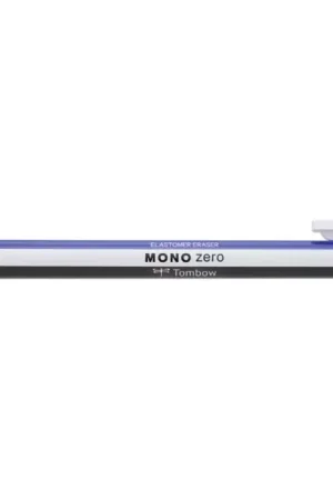 Goma retráctil rectangular Mono Zero Azul y blanco Tombow Ocasión Especial