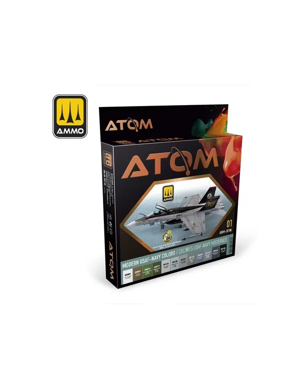 ATOM Set Colores Modern USAF-NAVY Devolución Gratuita