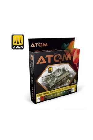 Ocasión Especial ATOM Set Colores de Tanques Rusos WWII