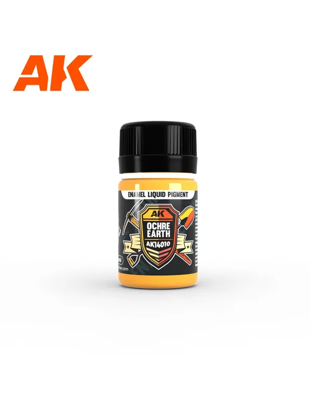 Envío Internacional OCHRE EARTH – ENAMEL LIQUID PIGMENT – PIGMENTO LÍQUIDO 35ML.