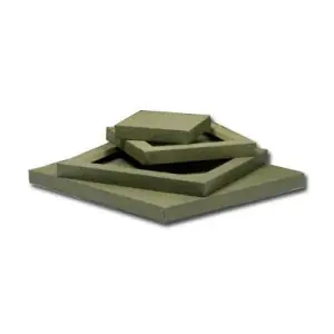 Lienzo 3D Totenart color crudo (20x20 cm) Precio De Oferta
