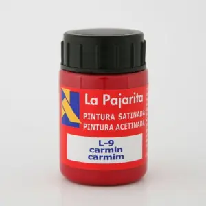 Barato Tempera La Pajarita Carmin L-09, 35 ml.