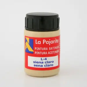 Tempera La Pajarita Siena Claro  L-04, 35 ml. Imprescindible (Must-Have)