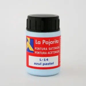 Tempera La Pajarita Azul Pastel  L-14, 35 ml. Novedad
