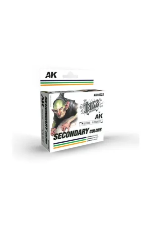 Envío Gratis SET DE TINTAS DE COLORES SECUNDARIOS – SECUNDARY COLORS INK SET