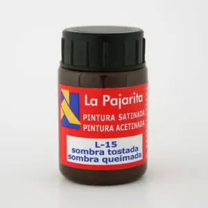 Tempera La Pajarita Sombra Tostada  L-15, 35 ml. Garantía Incluida