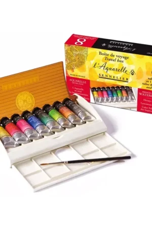 No Te Lo Pierdas Caja de acuarela 8 tubos Sennelier