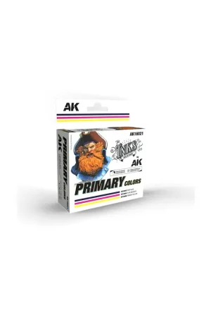 SET DE TINTAS DE COLORES PRIMARIOS – PRIMARY COLORS INK SET Precio Económico