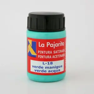 Tempera La Pajarita Verde Manigua L-18, 35 ml. Favorito De Clientes