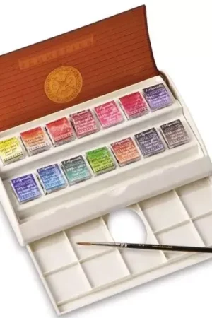Caja de acuarela 14 medias pastillas Sennelier Marca Reconocida