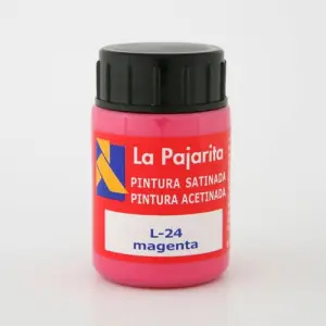 Tempera La Pajarita Magenta L-24, 35 ml. Oferta