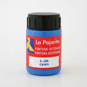 Tempera La Pajarita Cyan L-26, 35 ml. A Buen Precio