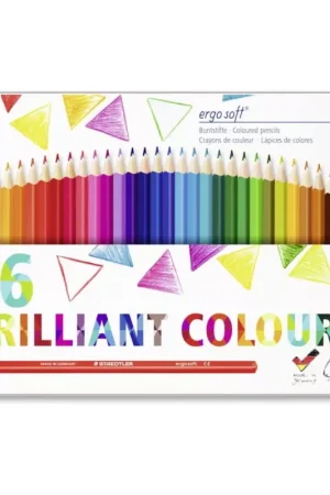 Caja metálica 36 lápices de colores Ergo Soft Staedtler Ordena Ya