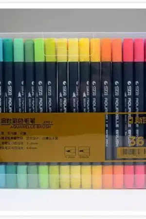 Pago Seguro SUPER OFERTA **60%** Set de 36 rotuladores de doble punta Bianyo