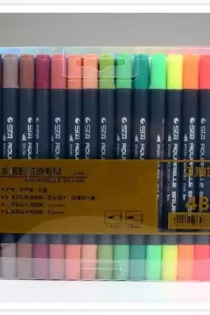 SUPER OFERTA **60%** Set de 48 rotuladores de doble punta Bianyo Rebajas