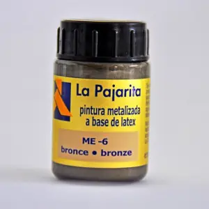 Exclusivo Tempera La Pajarita Bronce Metalizado ME-06, 35 ml.