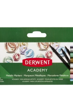 Liquidación Set de 8 rotuladores metálicos Derwent Academy